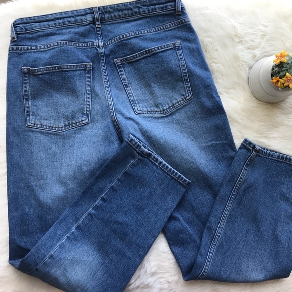 Acne Studios Row Carter Medium Wash High Rise Jean - Picture 4 of 7